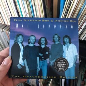 1996 Def Leppard The Unauthorised Edition - Blue/Purple Cover